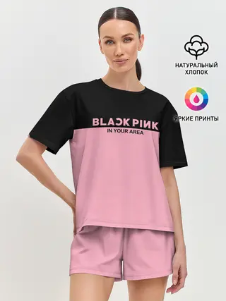 Женская пижама с шортами / BlackPink
