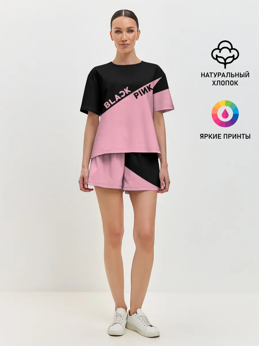 Женская пижама с шортами / BlackPink