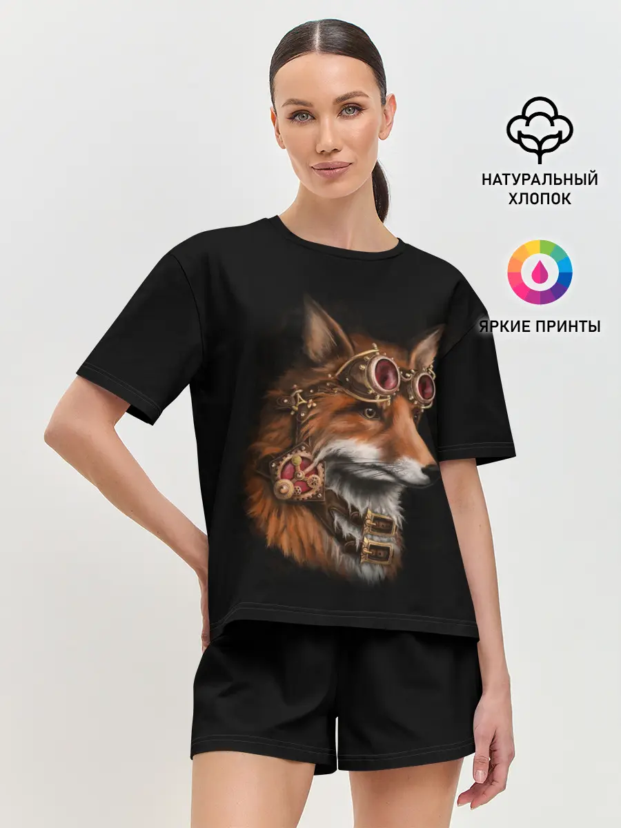 Женская пижама с шортами / КОРОЛЕВСКИЙ ЛИС | KING FOX