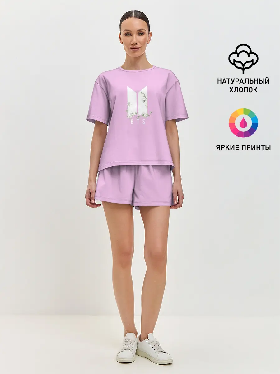 Женская пижама с шортами / BTS