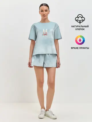 Женская пижама с шортами / BTS