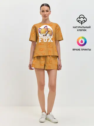 Женская пижама с шортами / Fox