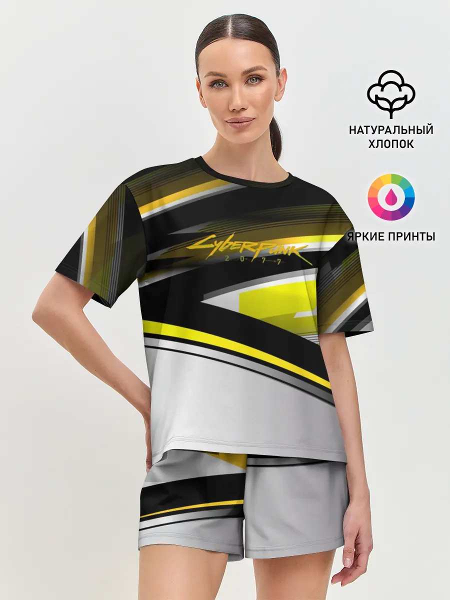 Женская пижама с шортами / CyberPunk 2077