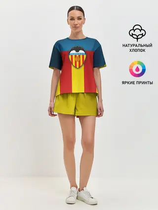 Женская пижама с шортами / Валенсия ФК