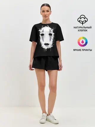 Женская пижама с шортами / Маска Безымянного бога Каонаси