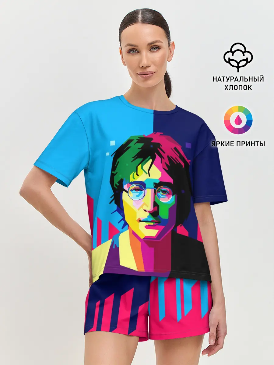 Женская пижама с шортами / Джон Леннон