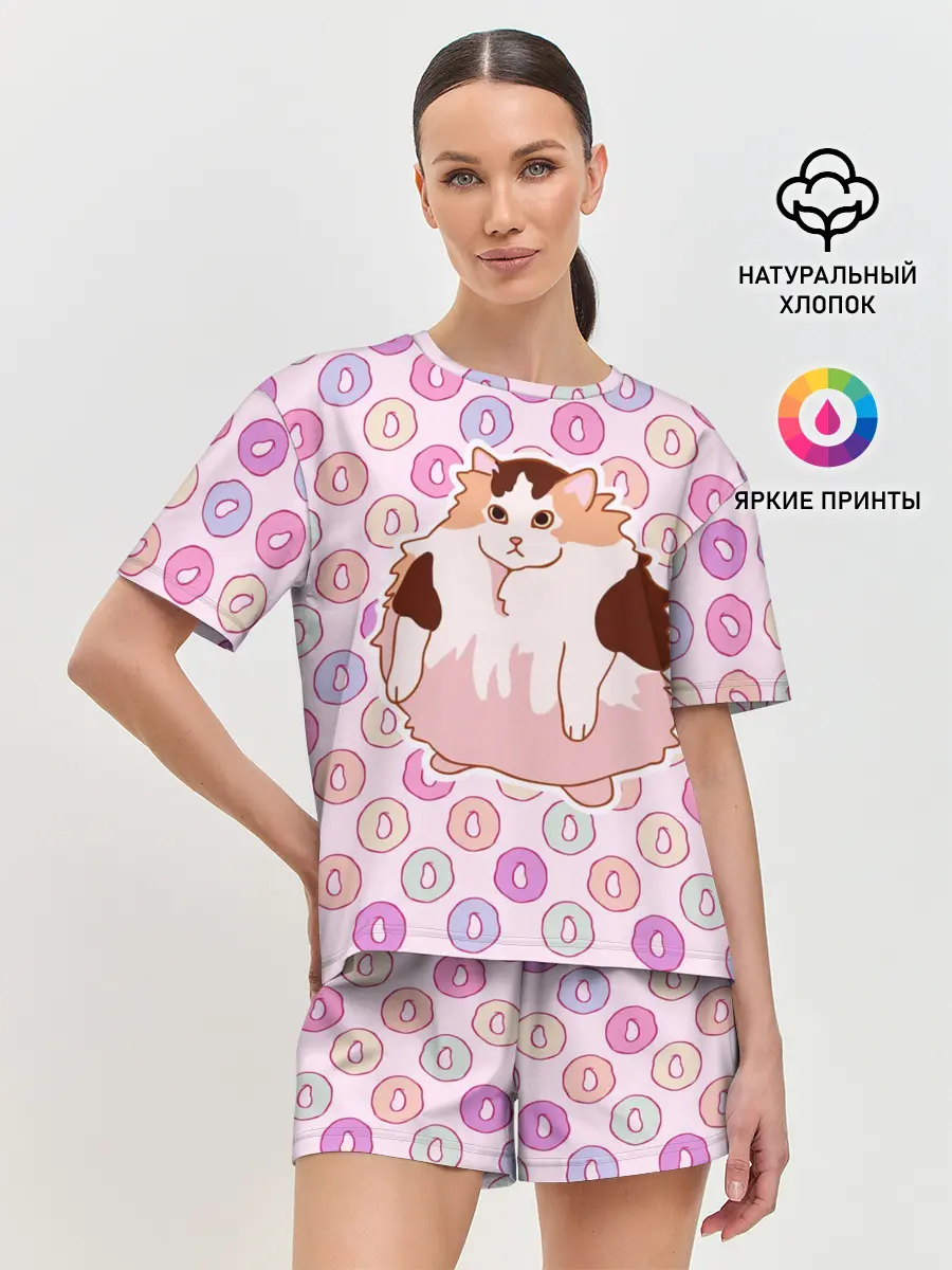 Женская пижама с шортами / Loops