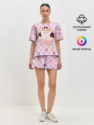 Женская пижама с шортами / Loops