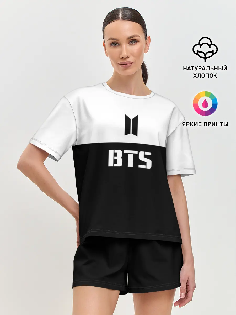 Женская пижама с шортами / BTS