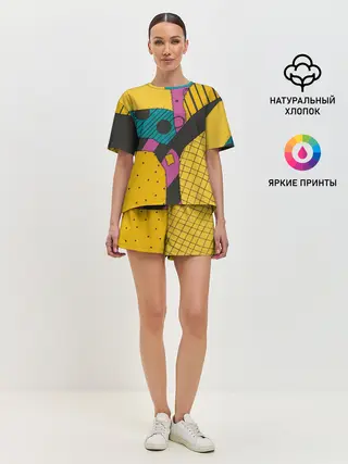 Женская пижама с шортами / кошмар перед рождеством Салли