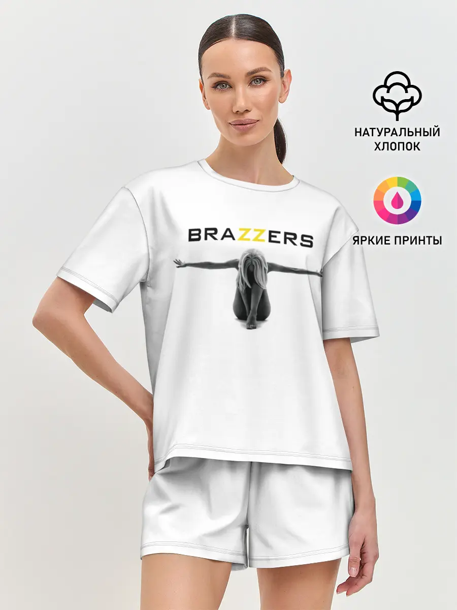 Женская пижама с шортами / BRAZZERS