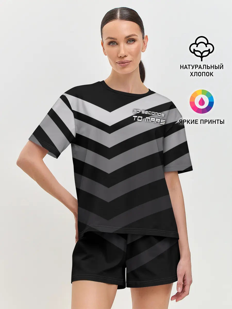 Женская пижама с шортами / 30 Seconds To Mars