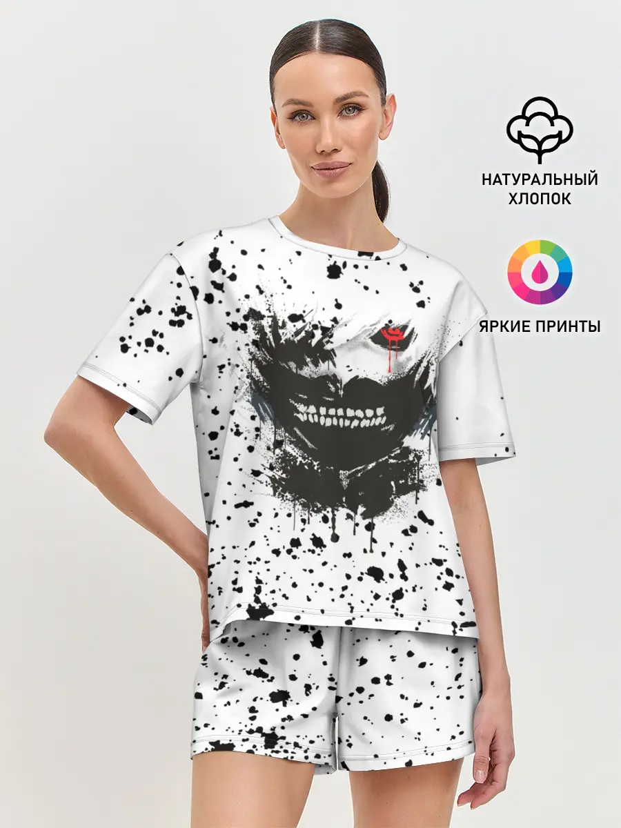 Женская пижама с шортами / Kaneki Ken