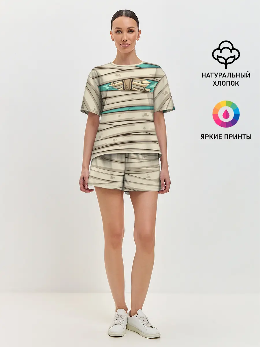 Женская пижама с шортами / Мумия