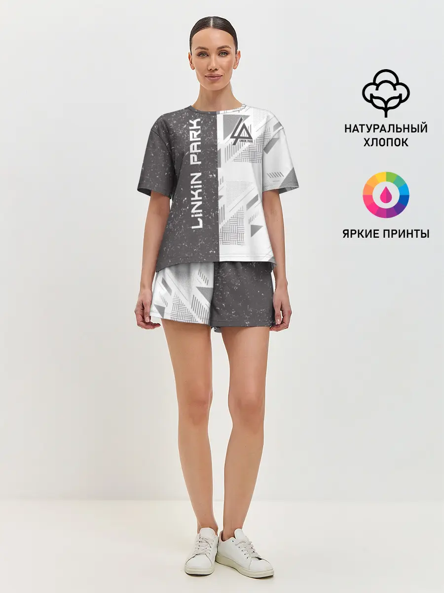 Женская пижама с шортами / Linkin Park