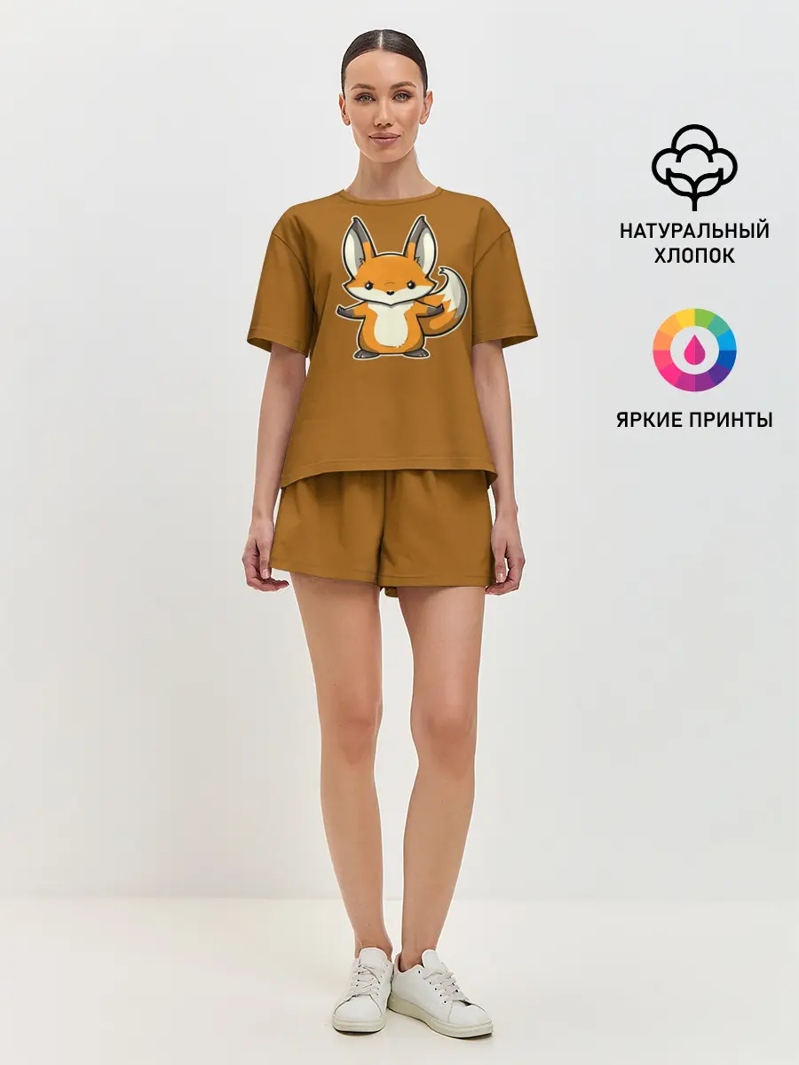 Женская пижама с шортами / Дерзкий Лис