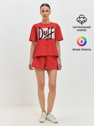 Женская пижама с шортами / Duff Beer