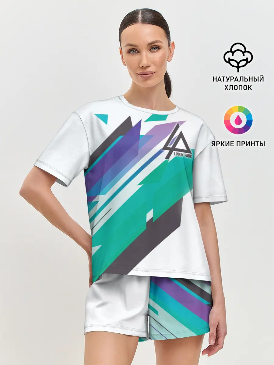 Женская пижама с шортами / Linkin Park