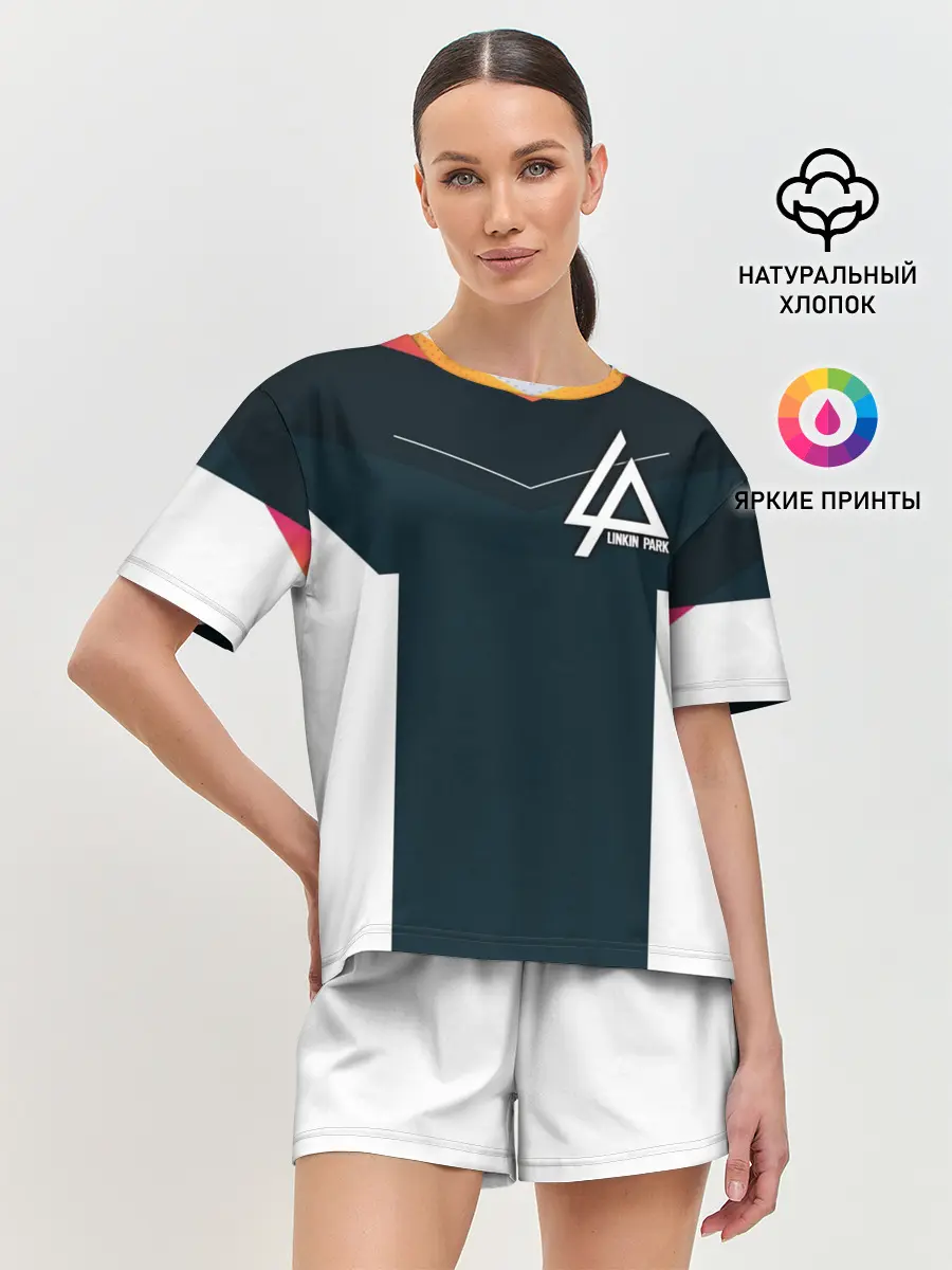 Женская пижама с шортами / Linkin Park