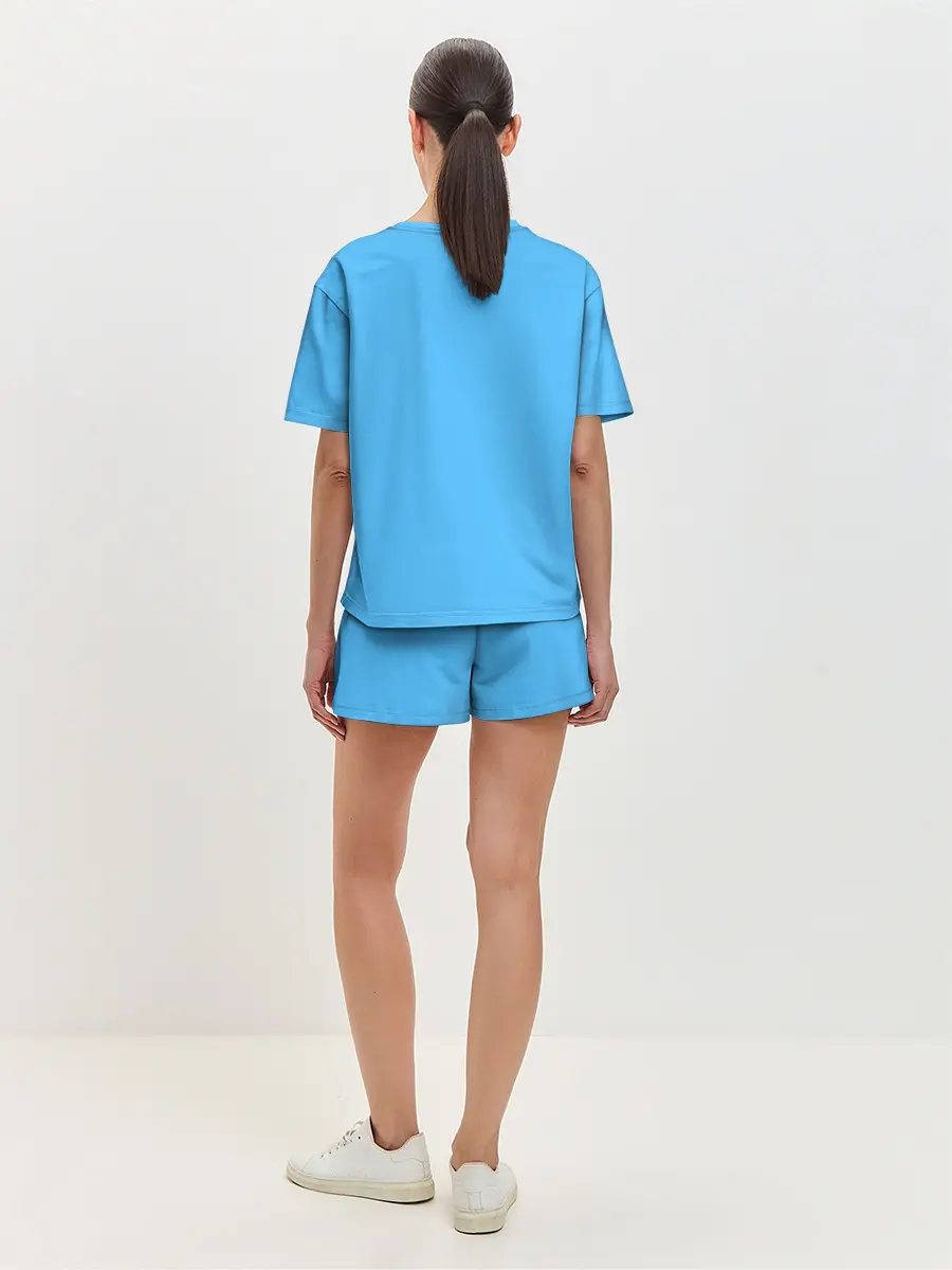 Женская пижама с шортами / Бумажный Слон