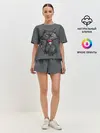 Женская пижама с шортами / Кот бедолага