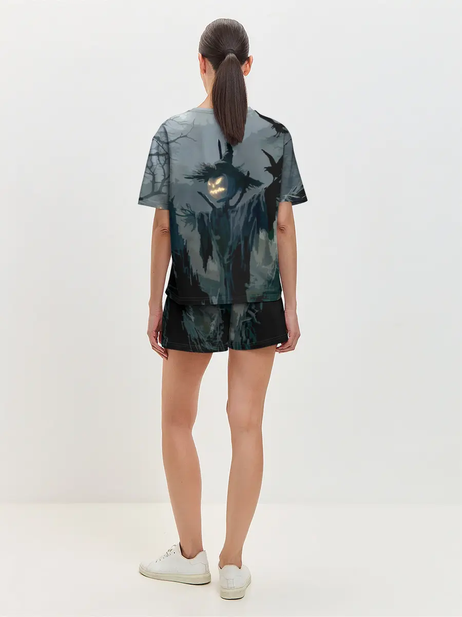 Женская пижама с шортами / Halloween