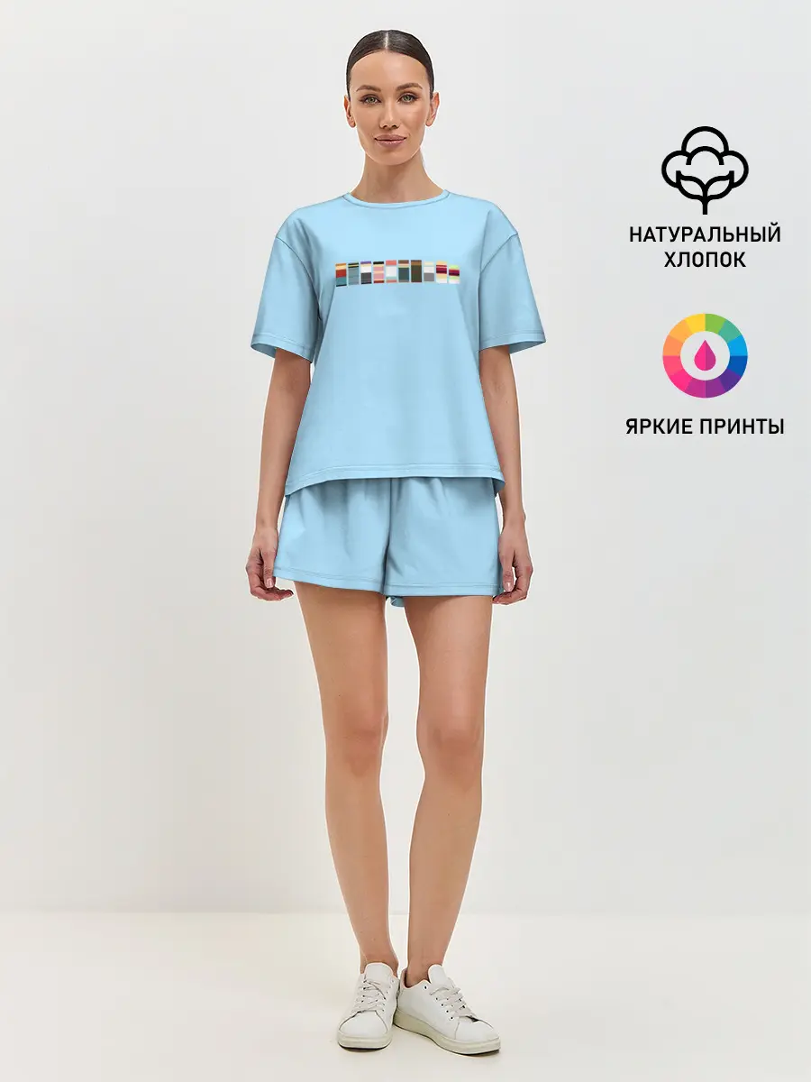 Женская пижама с шортами / Футурама - минимализм