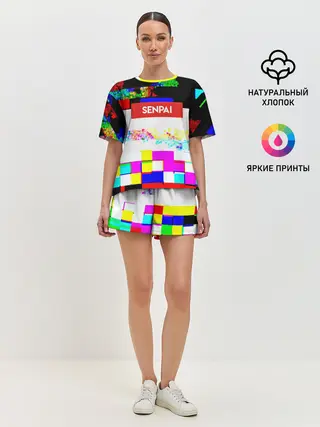 Женская пижама с шортами / SENPAI