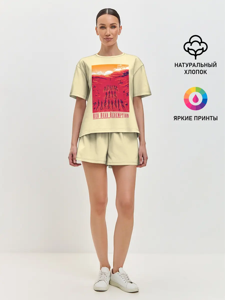 Женская пижама с шортами / Nothing gets forgiven