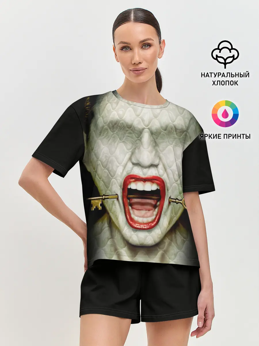 Женская пижама с шортами / American Horror Story