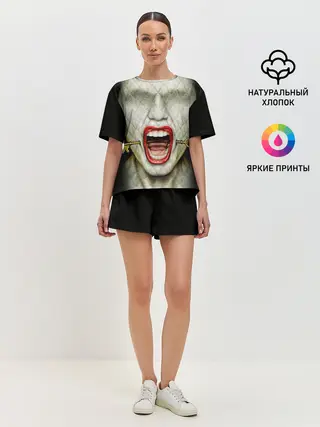 Женская пижама с шортами / American Horror Story