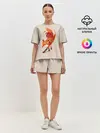 Женская пижама с шортами / Paint Fox