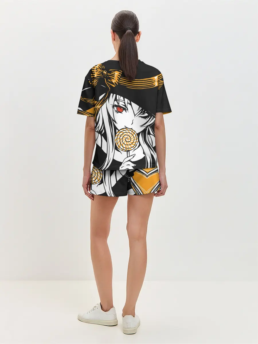 Женская пижама с шортами / Ведьма