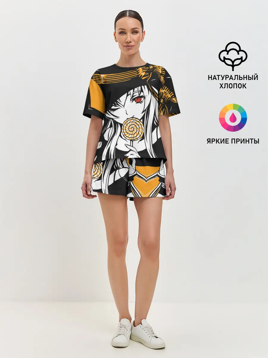 Женская пижама с шортами / Ведьма