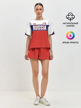 Женская пижама с шортами / Team Russia