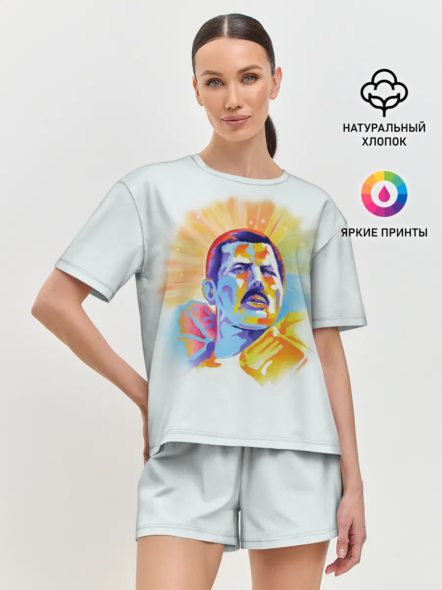 Женская пижама с шортами / Freddie Mercury