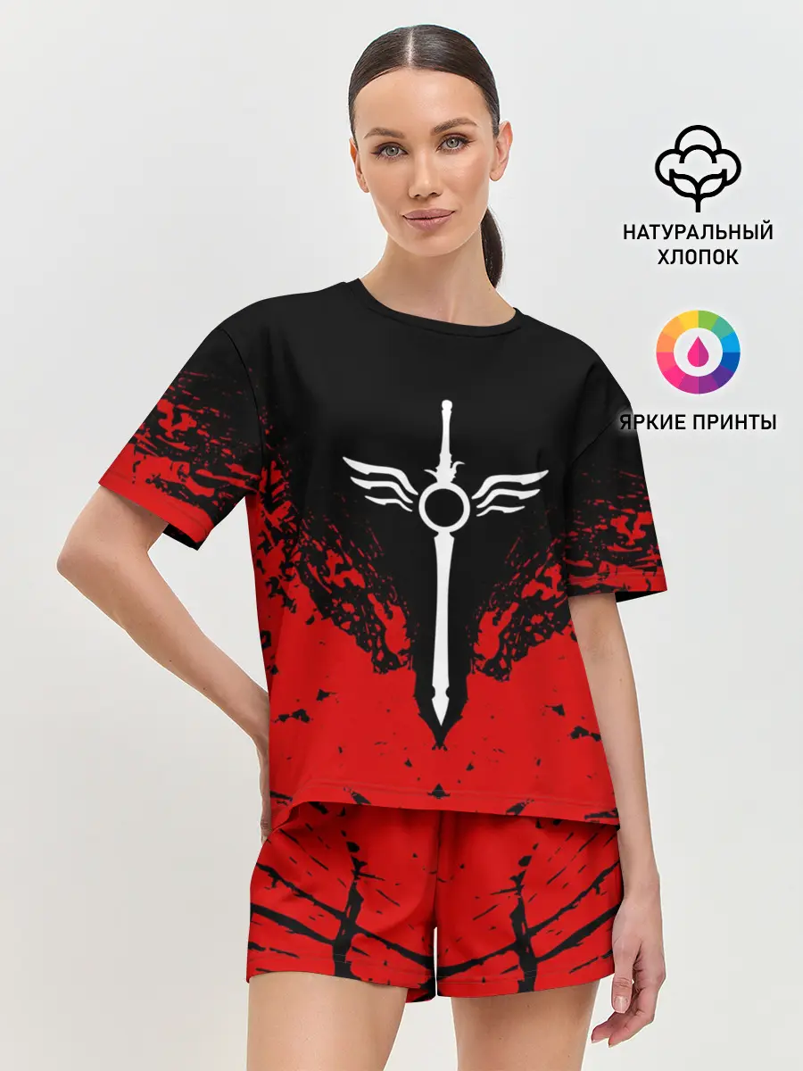 Женская пижама с шортами / DMC SWORD