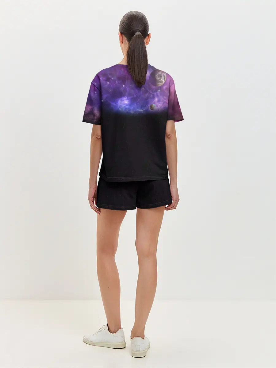 Женская пижама с шортами / Elon Musk space Илон Маск