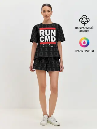 Женская пижама с шортами / RUN CMD