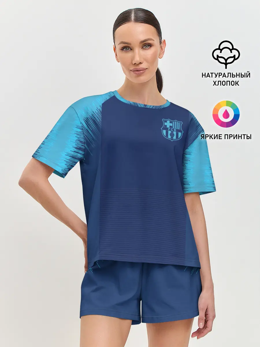 Женская пижама с шортами / Barcelona Training 2019