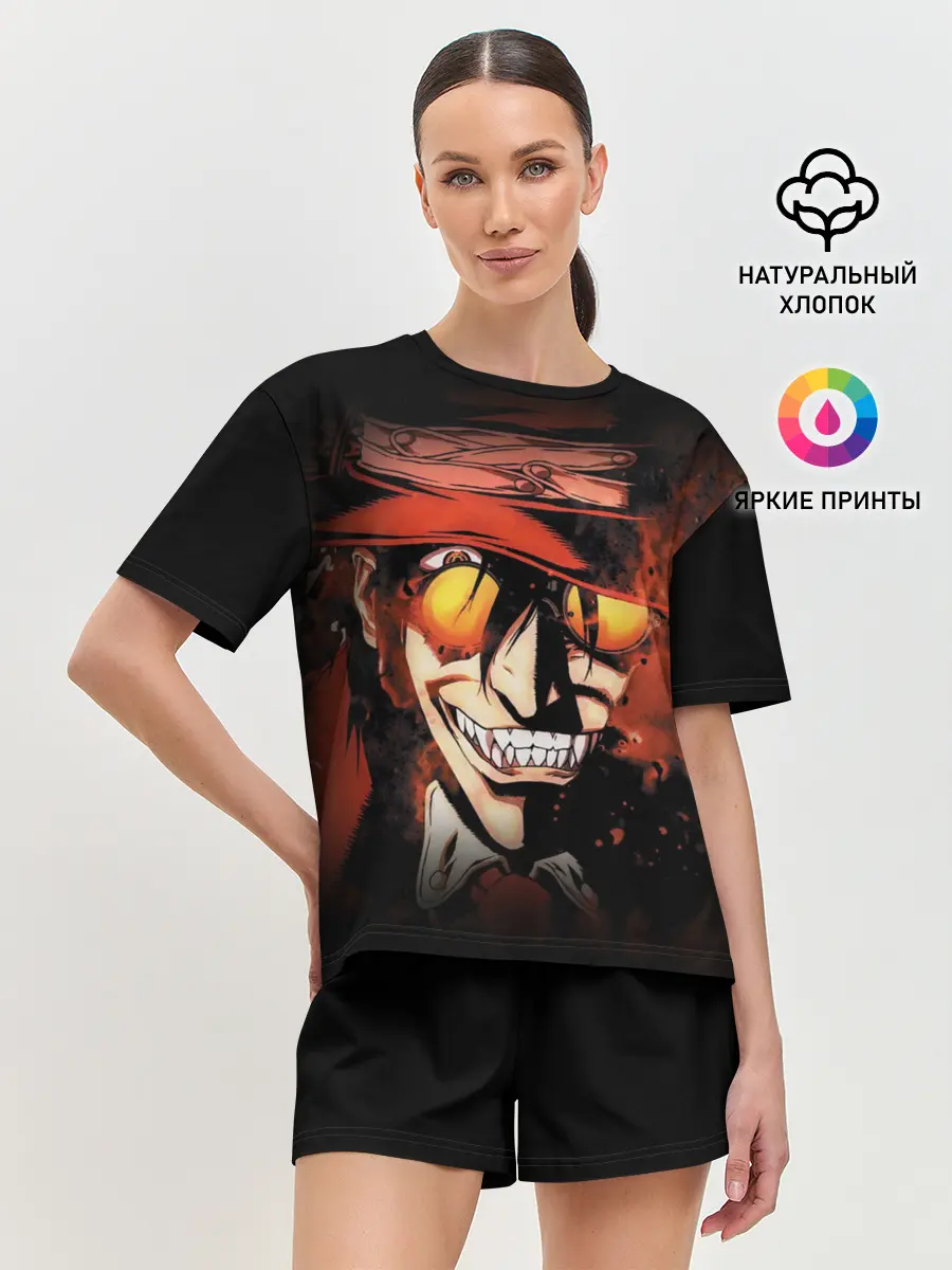 Женская пижама с шортами / 1234