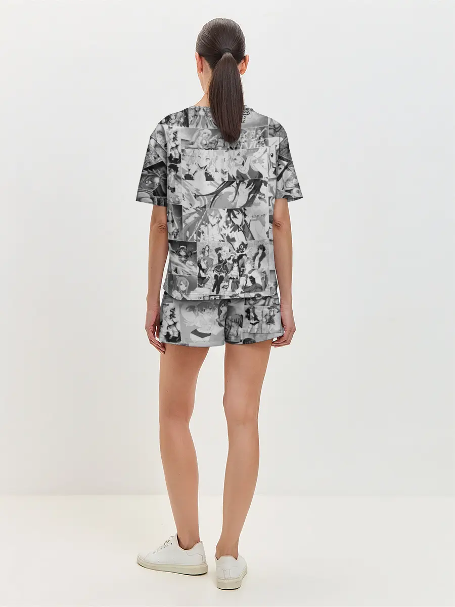 Женская пижама с шортами / Все герои Фейри Тейл