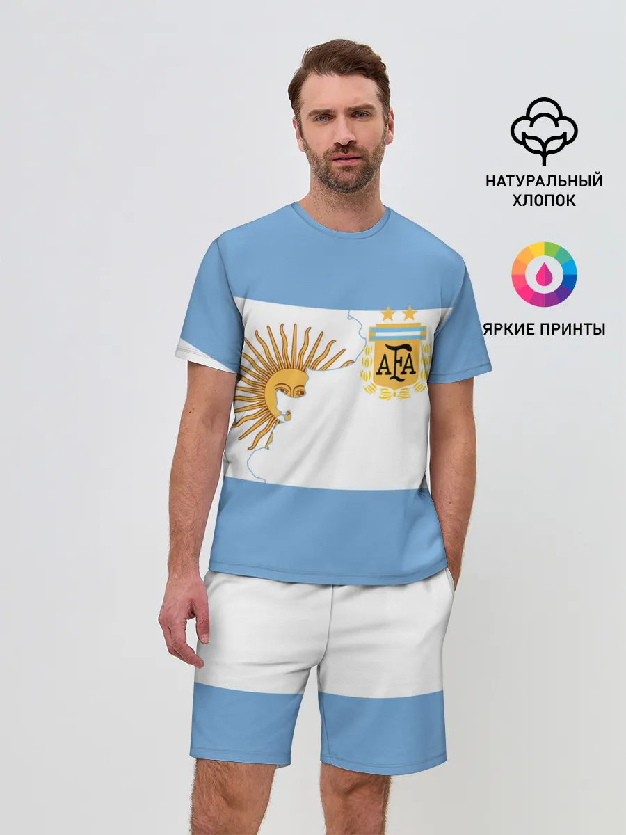 Мужской костюм с шортами / Сборная Аргентины