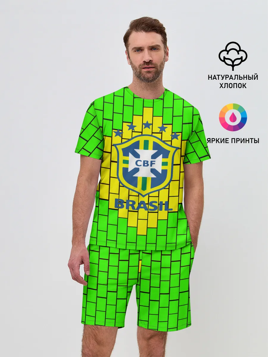 Мужской костюм с шортами / Сборная Бразилии