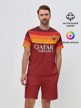 Мужской костюм с шортами / Мхитарян | футболка Рома