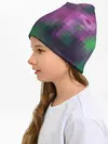 Детская шапка / Разноцветный геометрический уз