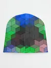 Детская шапка / Разноцветный геометрический уз