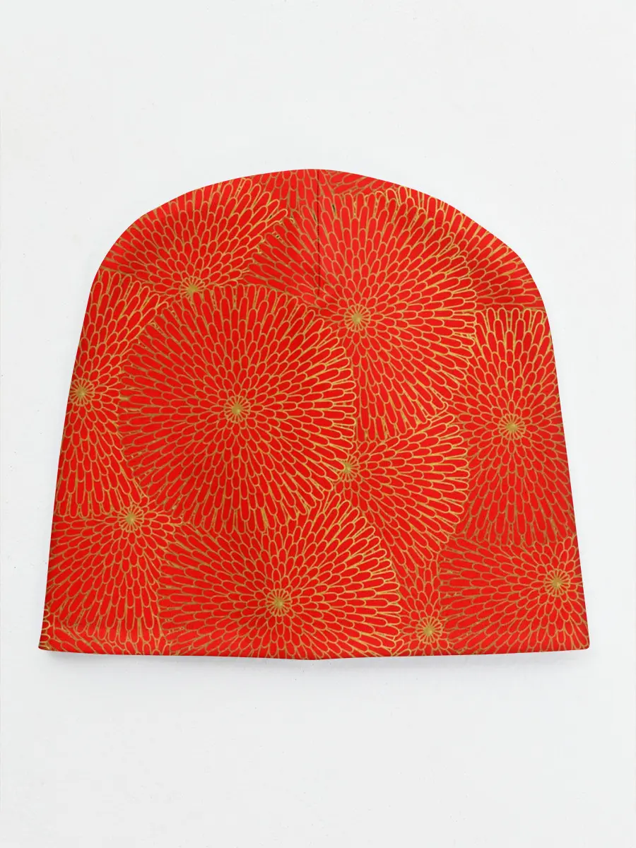 Детская шапка / ЗОЛОТЫЕ ХРИЗАНТЕМЫ | ПАТТЕРН