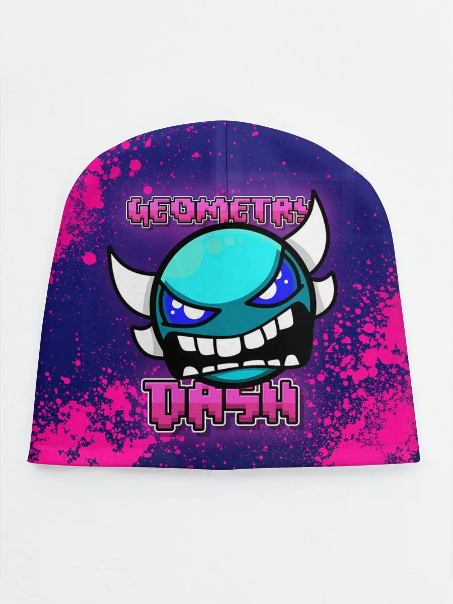 Детская шапка / Geometry Dash