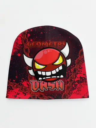 Детская шапка / Geometry Dash